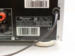 Pioneer VSX-515-S multichannel receiver with multiple inputs for versatile home theater setup.