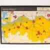 Explore Noord-Brabants map highlighting urban areas, land use diversity, and transport routes.