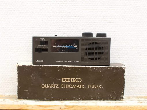Seiko Vintage Chromatic Tuner: Classic design with precise tuning for musicians and collectors.