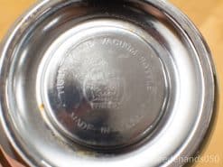 Vintage Tiger Vacuum Bottle Chroom 21147, stylish silver finish, made in Japan, reliable for travel.