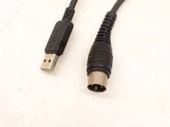 USB MIDI cable for connecting musical instruments to computers and enhancing music production.