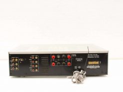 High-quality Akai 20449 vintage audio amplifier with versatile connections for music lovers.