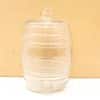 Stylish vintage glass barrel dispenser for drinks, perfect for any occasion.
