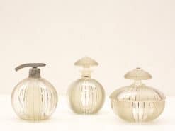 3 glazen parfum potjes 21250