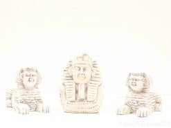 3 witte egyptiche beeldjes 21503