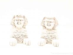 3 witte egyptiche beeldjes 21503