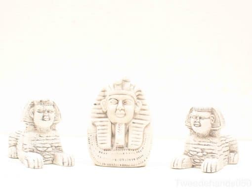 3 witte egyptiche beeldjes 21503