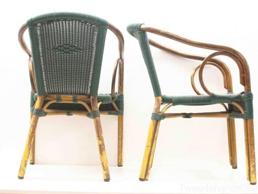 4 rotan stoelen  21541