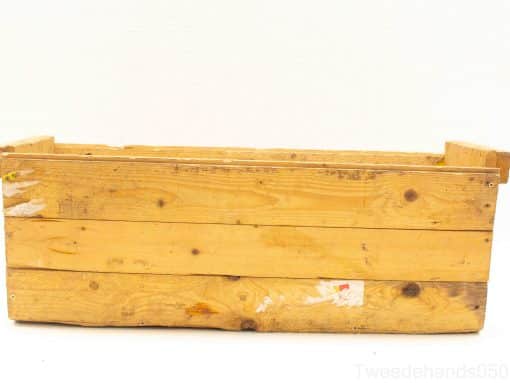 Rustic wooden crate for versatile storage and charming home decor accents.