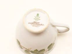 Elegant Winterling porcelain cup with floral design, dishwasher safe, from Marktleuthen, Bavaria.