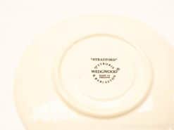 Vintage Wedgwood porcelain plate from Stratford of Etruria, elegant English craftsmanship.