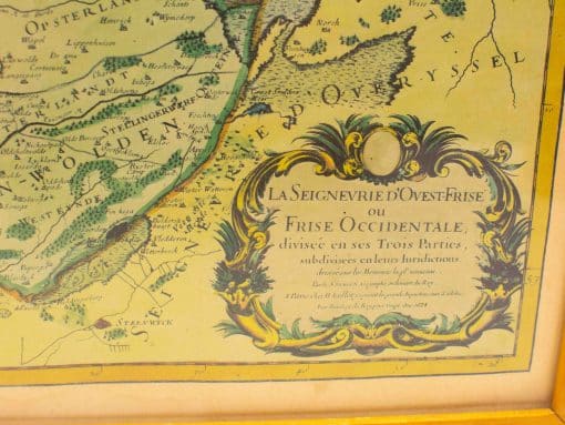 Antique map of West Friesland illustrating historical geography and vibrant artistry. Perfect for collectors!