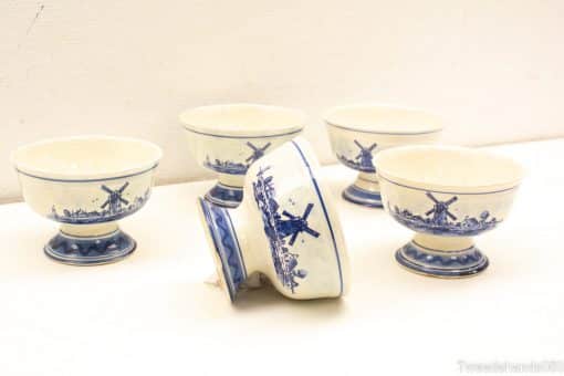 5 Delft blauw schalen 22150