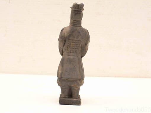 Vintage  Chinese terracotta krijger in doosje 21914