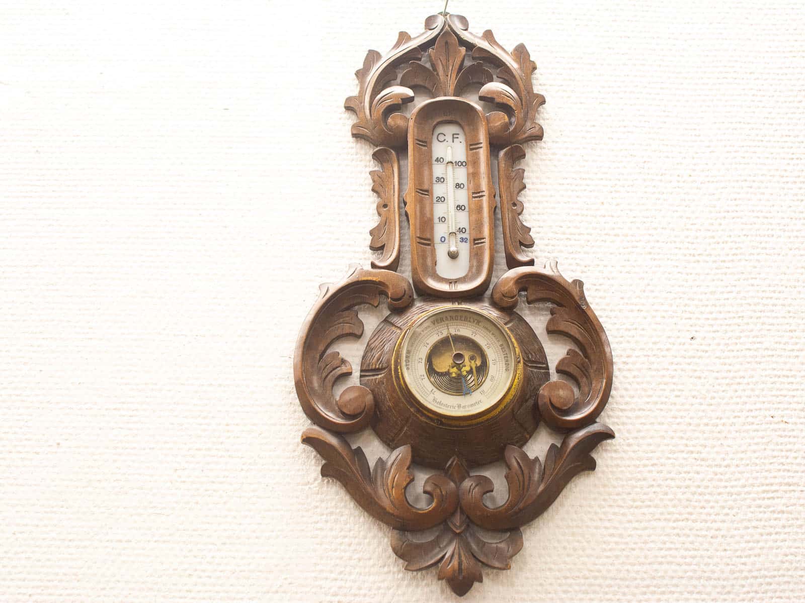 Barometer -met thermometer  23882