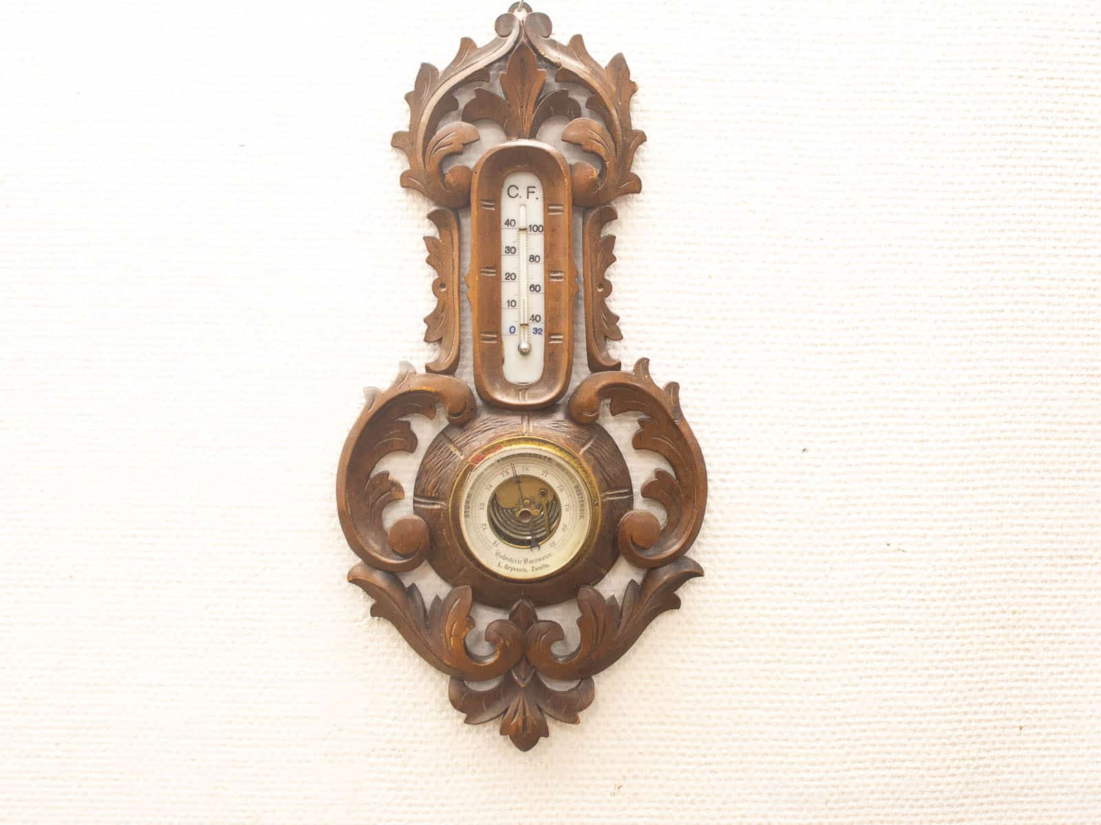 Barometer -met thermometer  23882