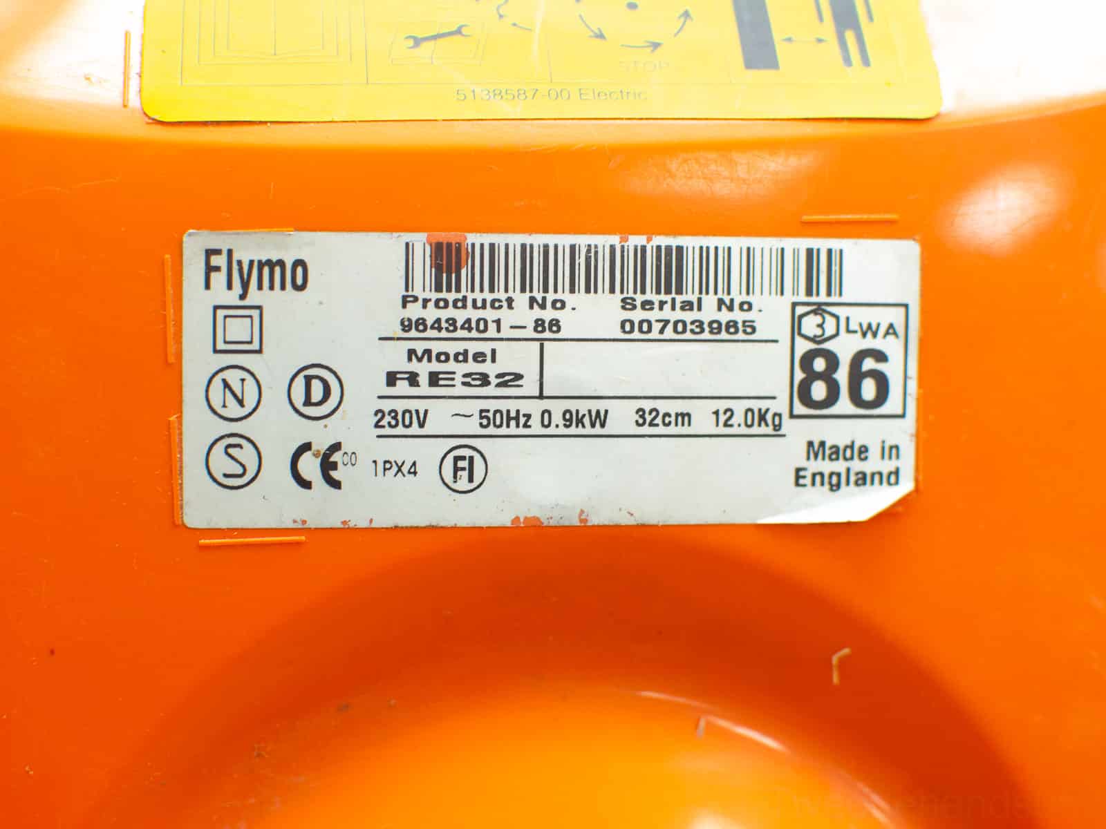Flymo  RE  32  elektrische grasmaaier 24543