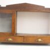 Houten vitrinekast 23731
