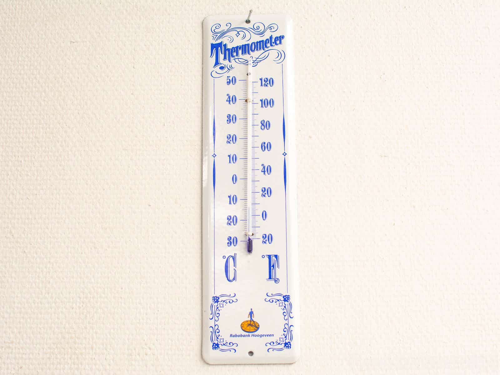 ijzeren wand thermometer 24284