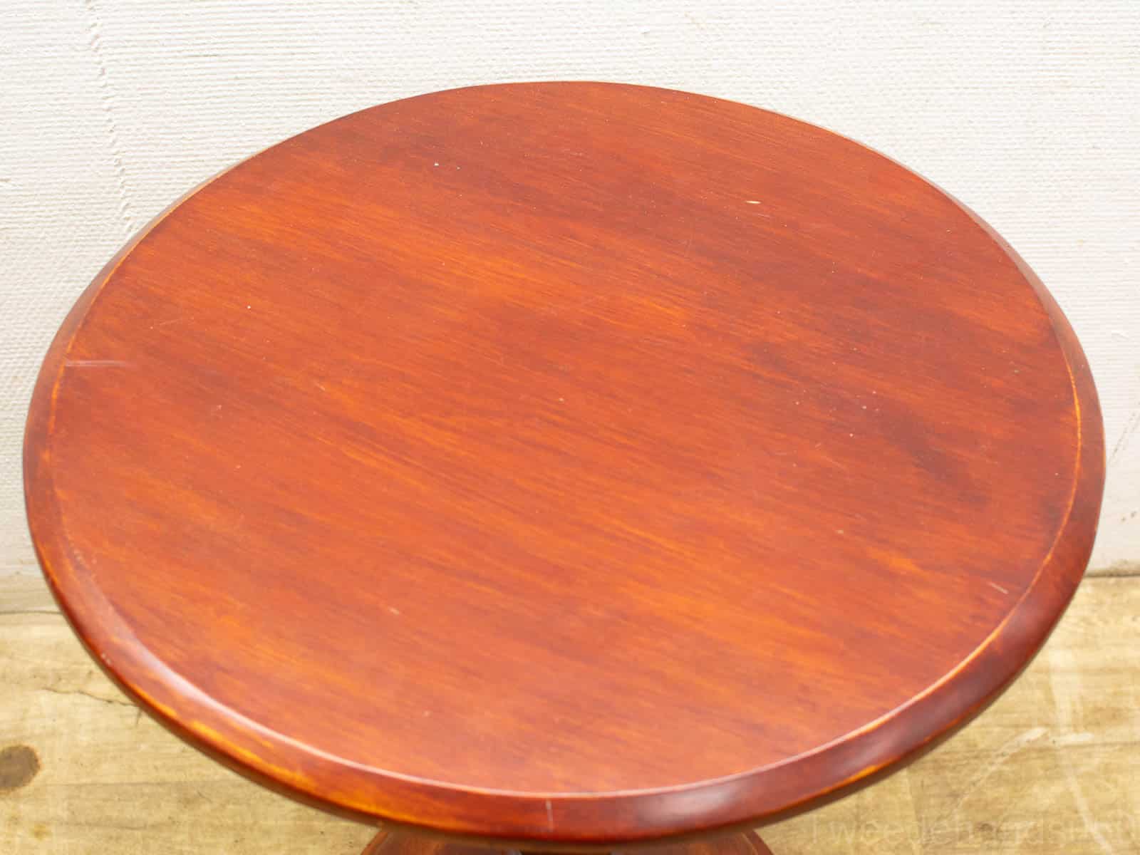 ronde houten bijzettafel 25466