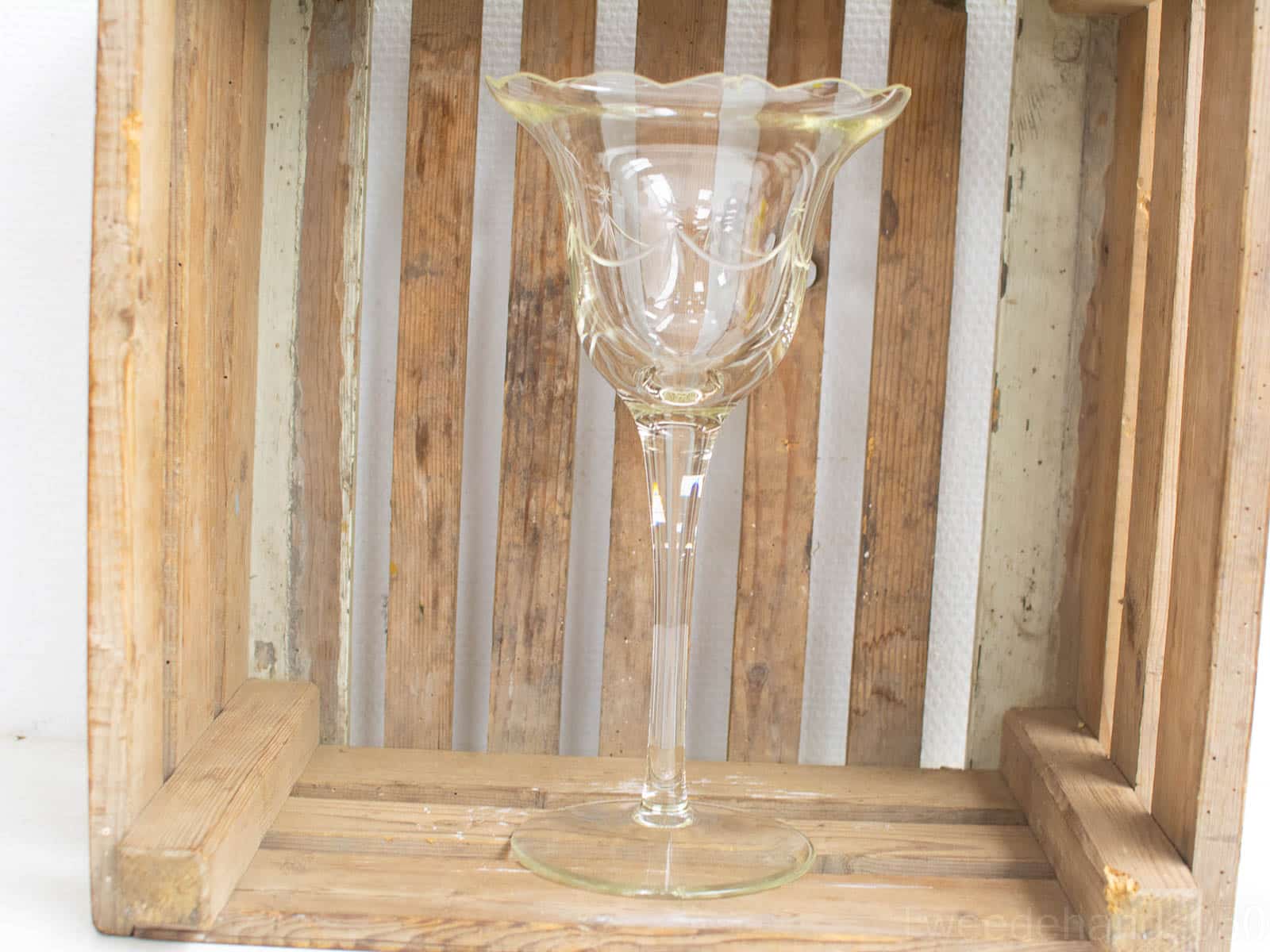 vaas in de vorm van een wijnglas 25338