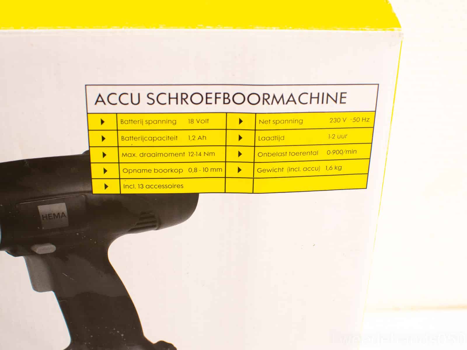 Accu schroefboormachine 25744