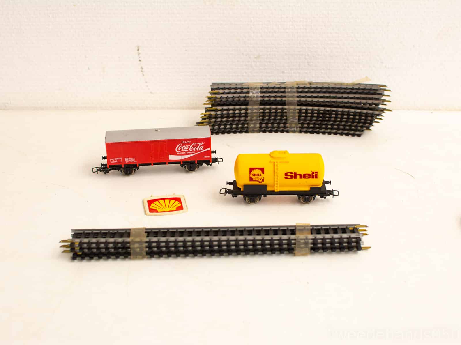 rails en 2 wagons  26064