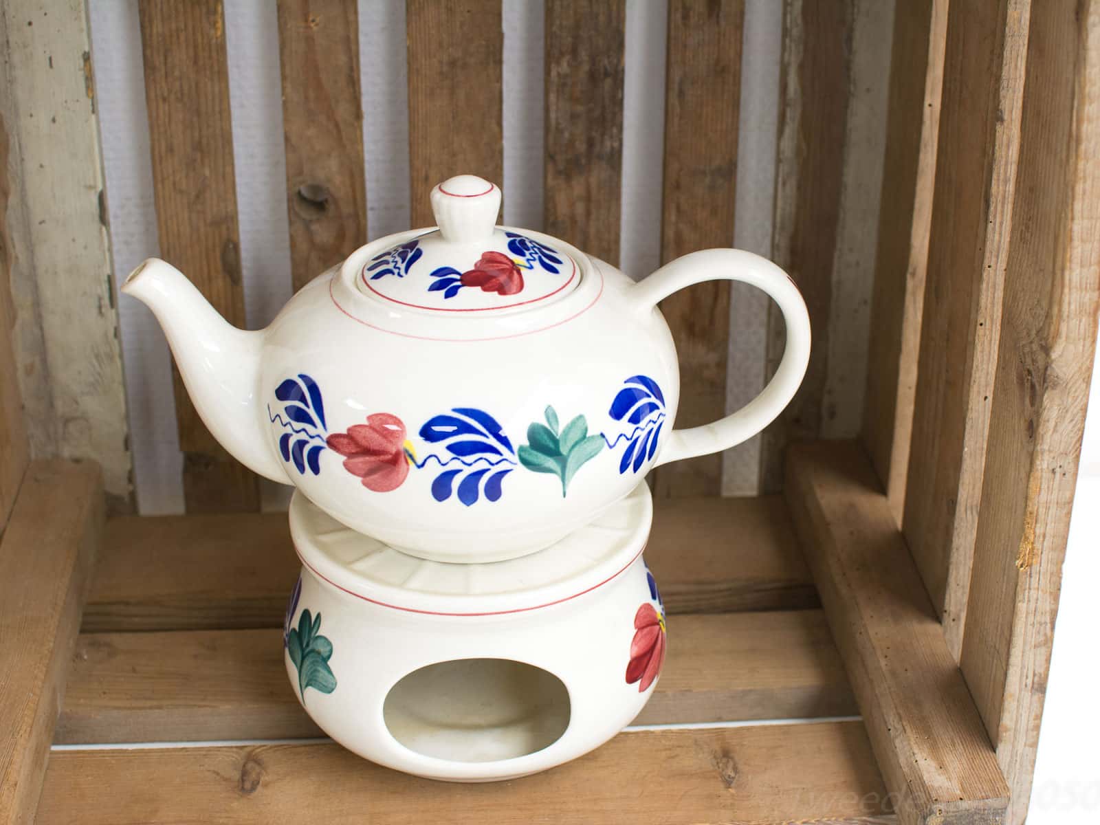 Boerenbont theepot servies 26577