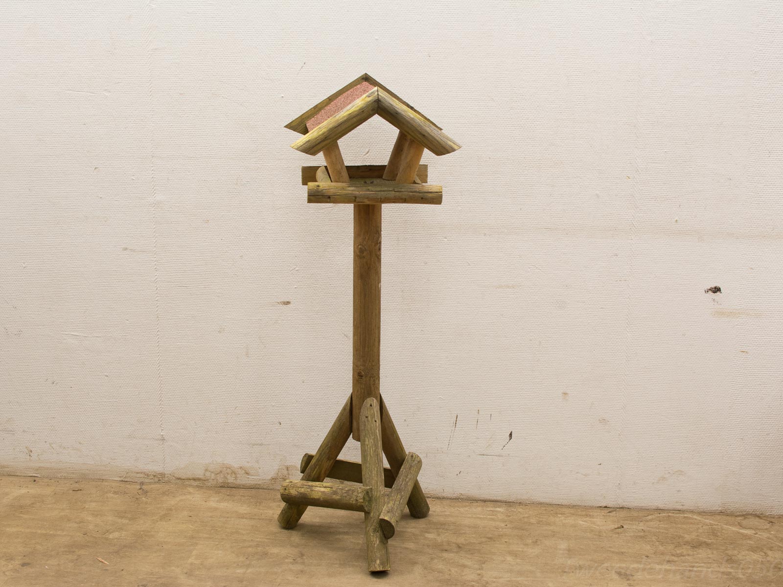 houten vogel voeder huisje 26475