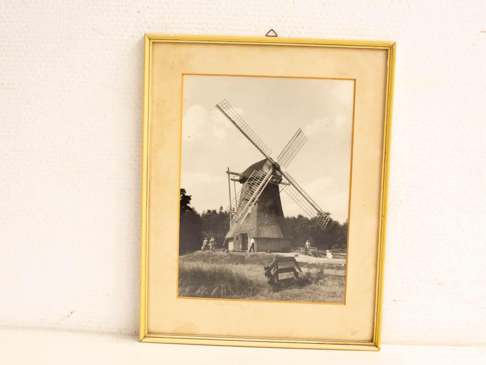 prent van een molen  27695