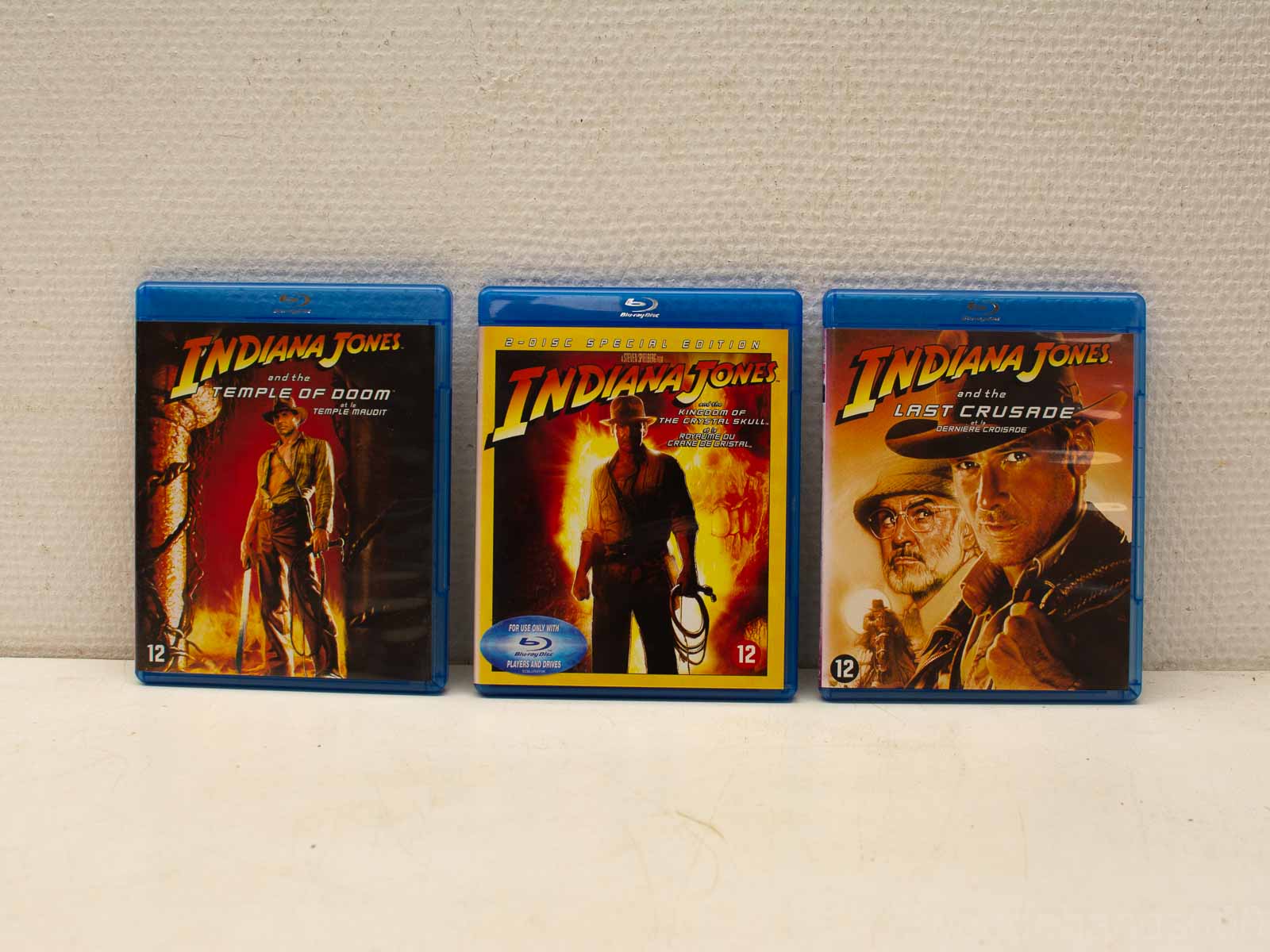 3 indiana jones films  28867 ALLEEN TEMPLE OF DOOM