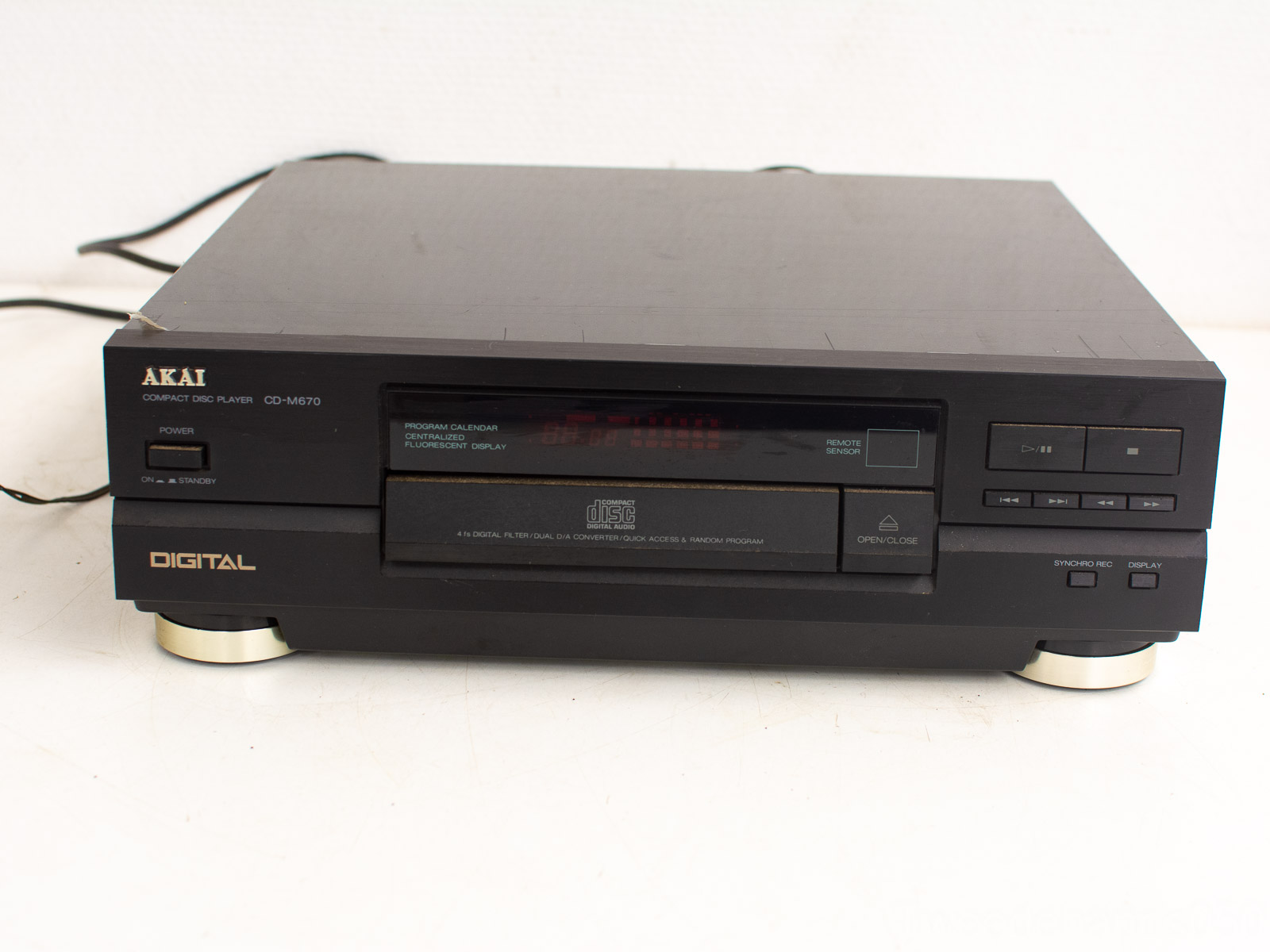 akai compact disc player 28660