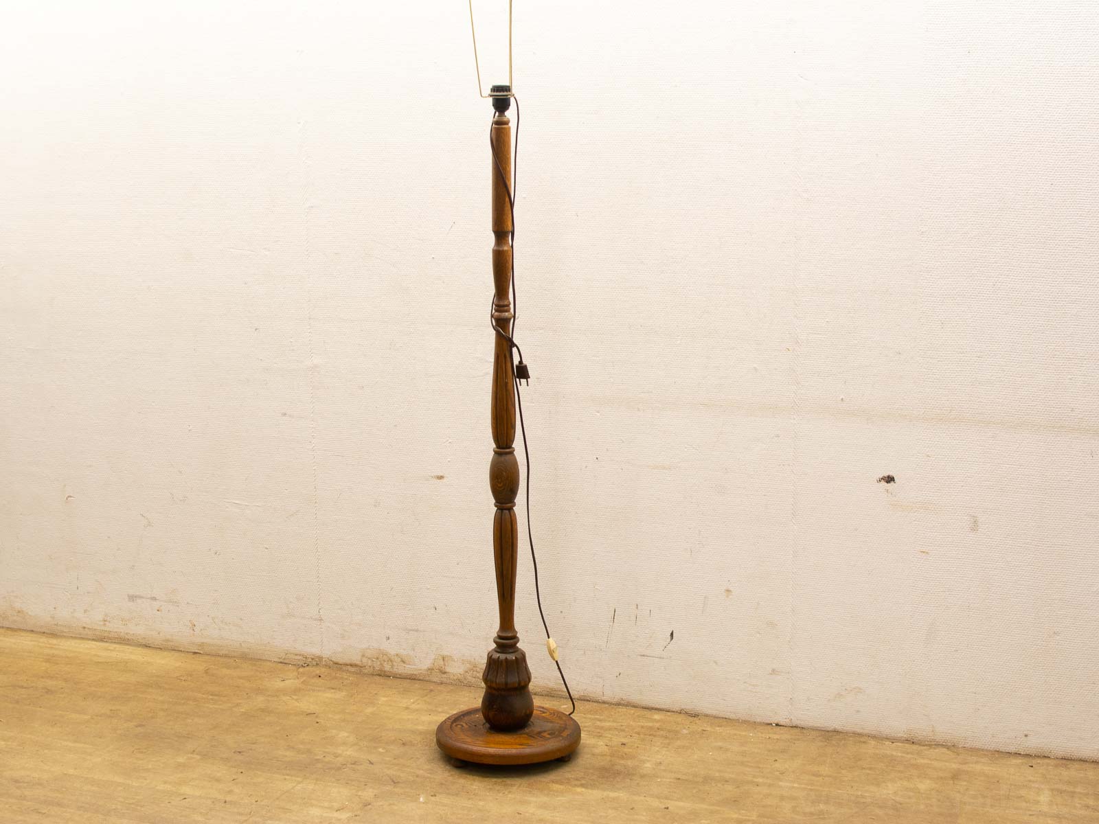 Houten staande lamp standaard 28632