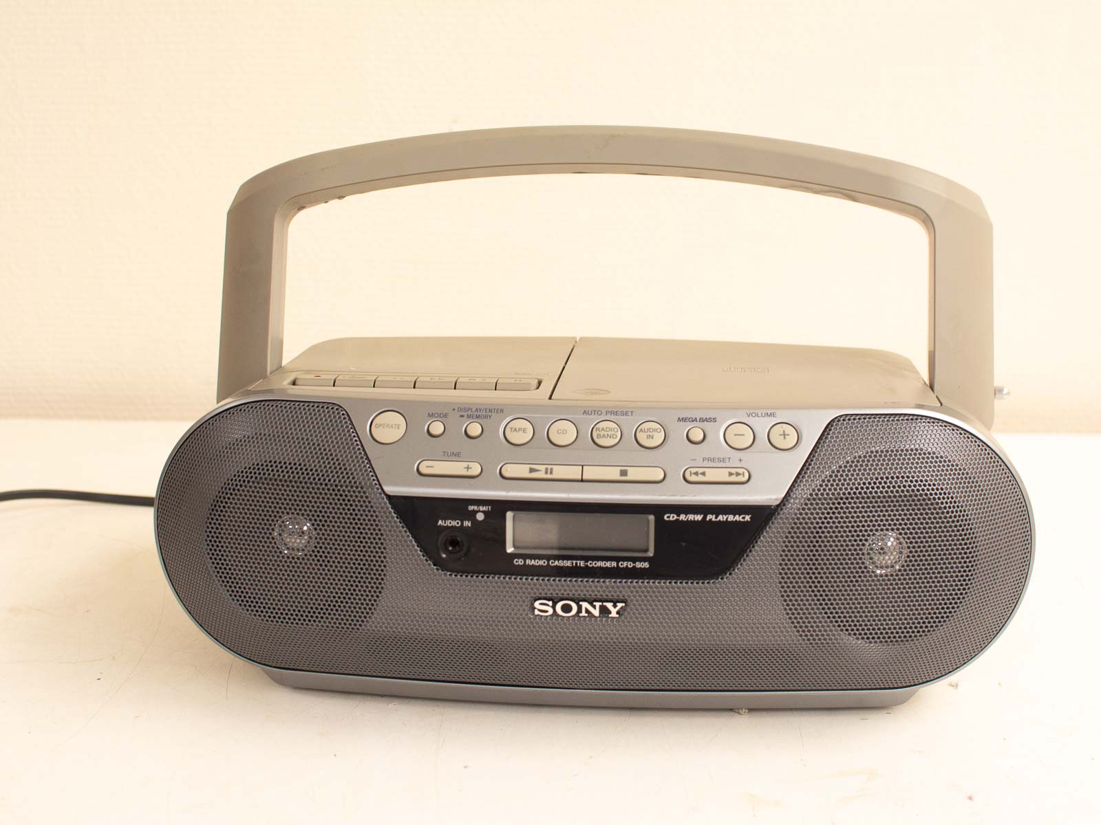 sony cd radio cassette recorder 29021