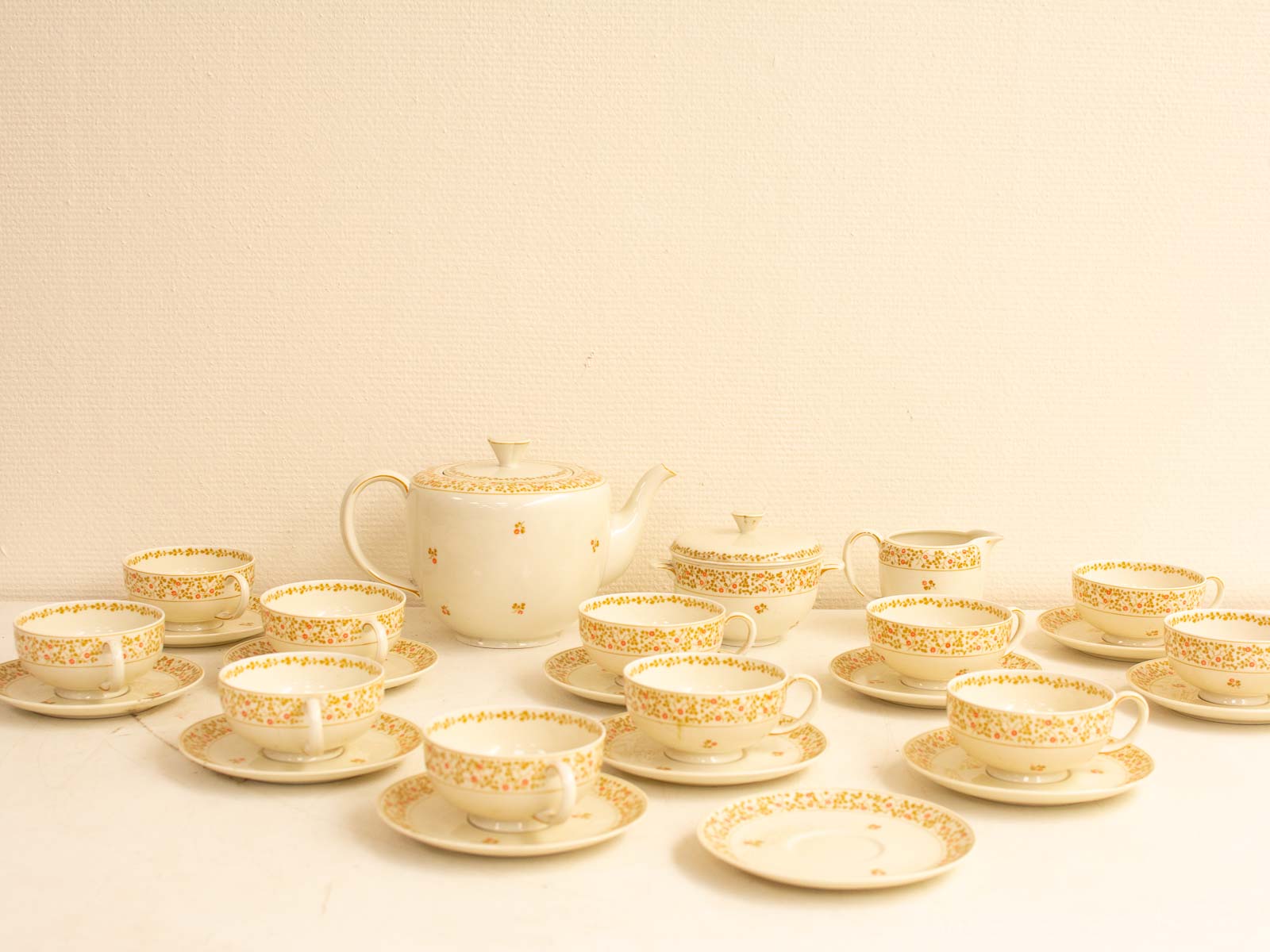 28 delig konigl pr tetton koffie servies 29172