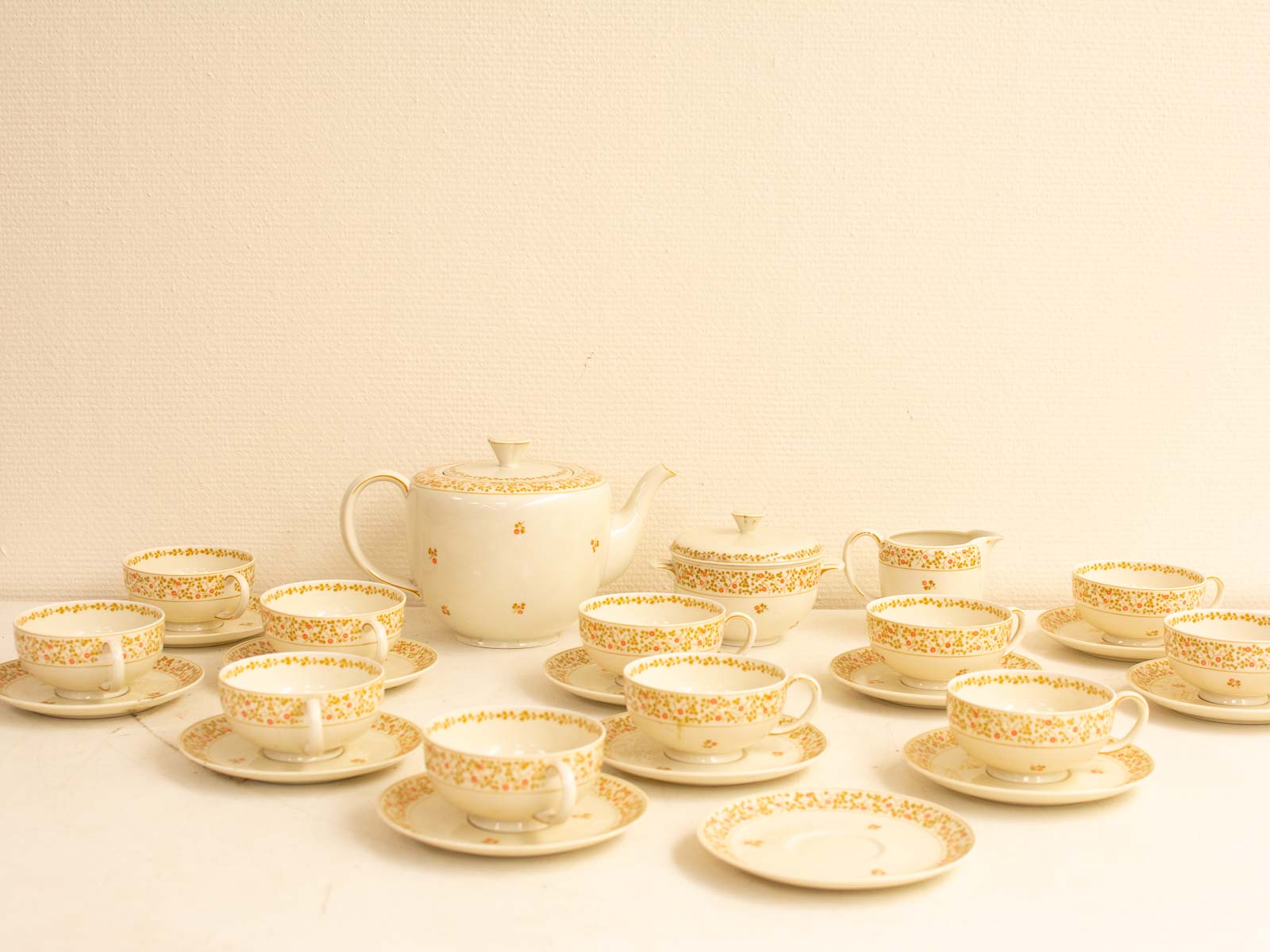 28 delig konigl pr tetton koffie servies 29172