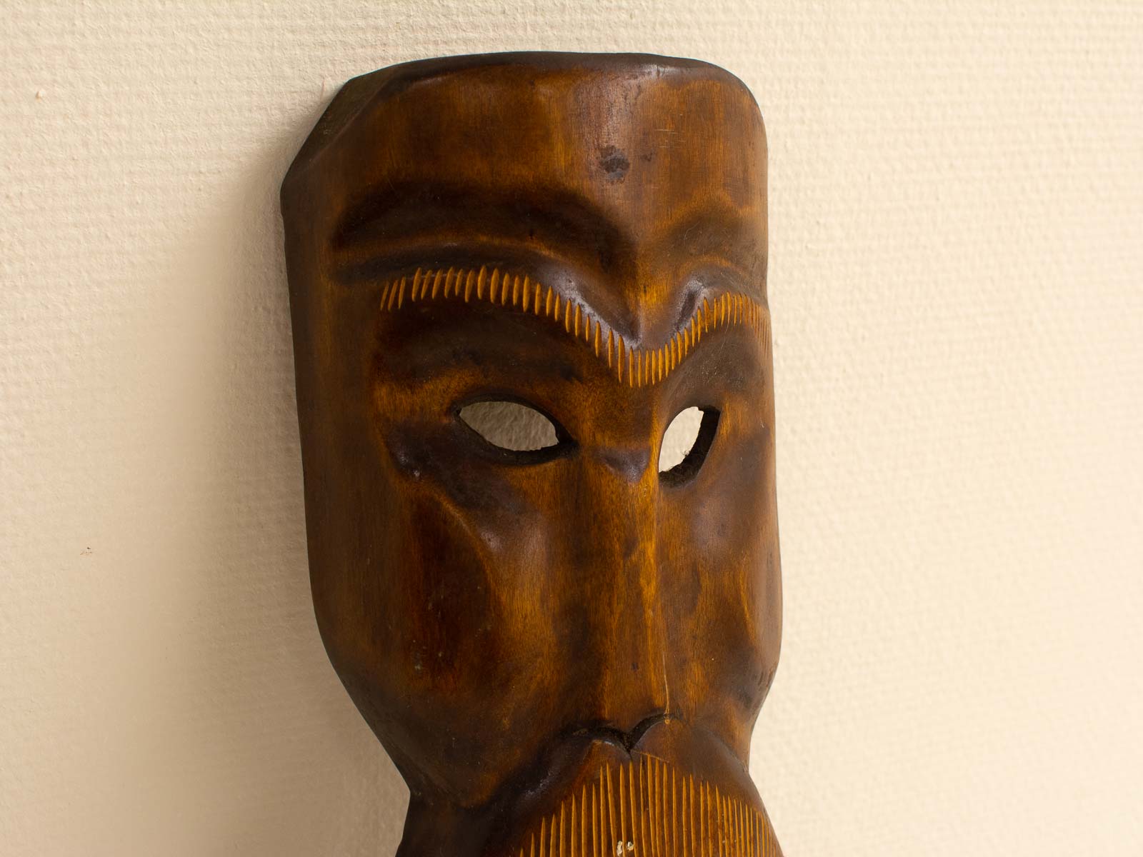 Hout gesneden masker 29080