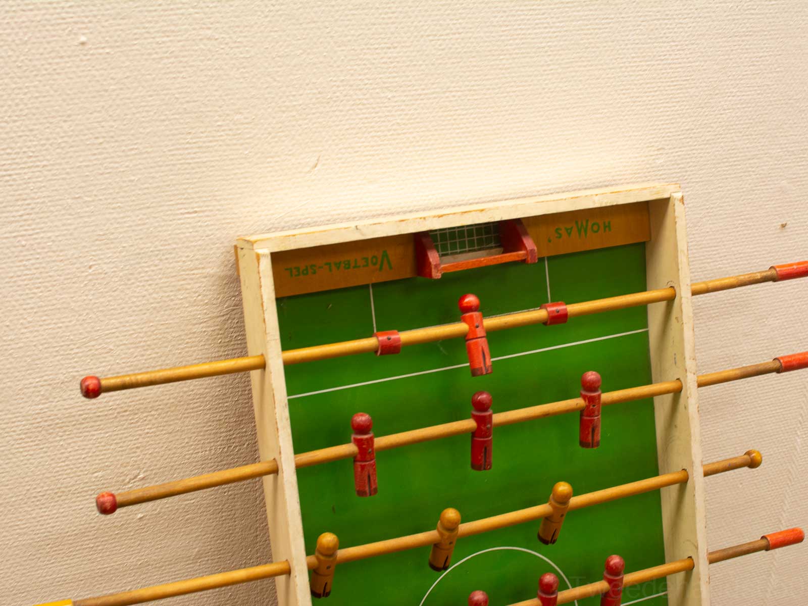 Houten Homas voetbal spel 29271