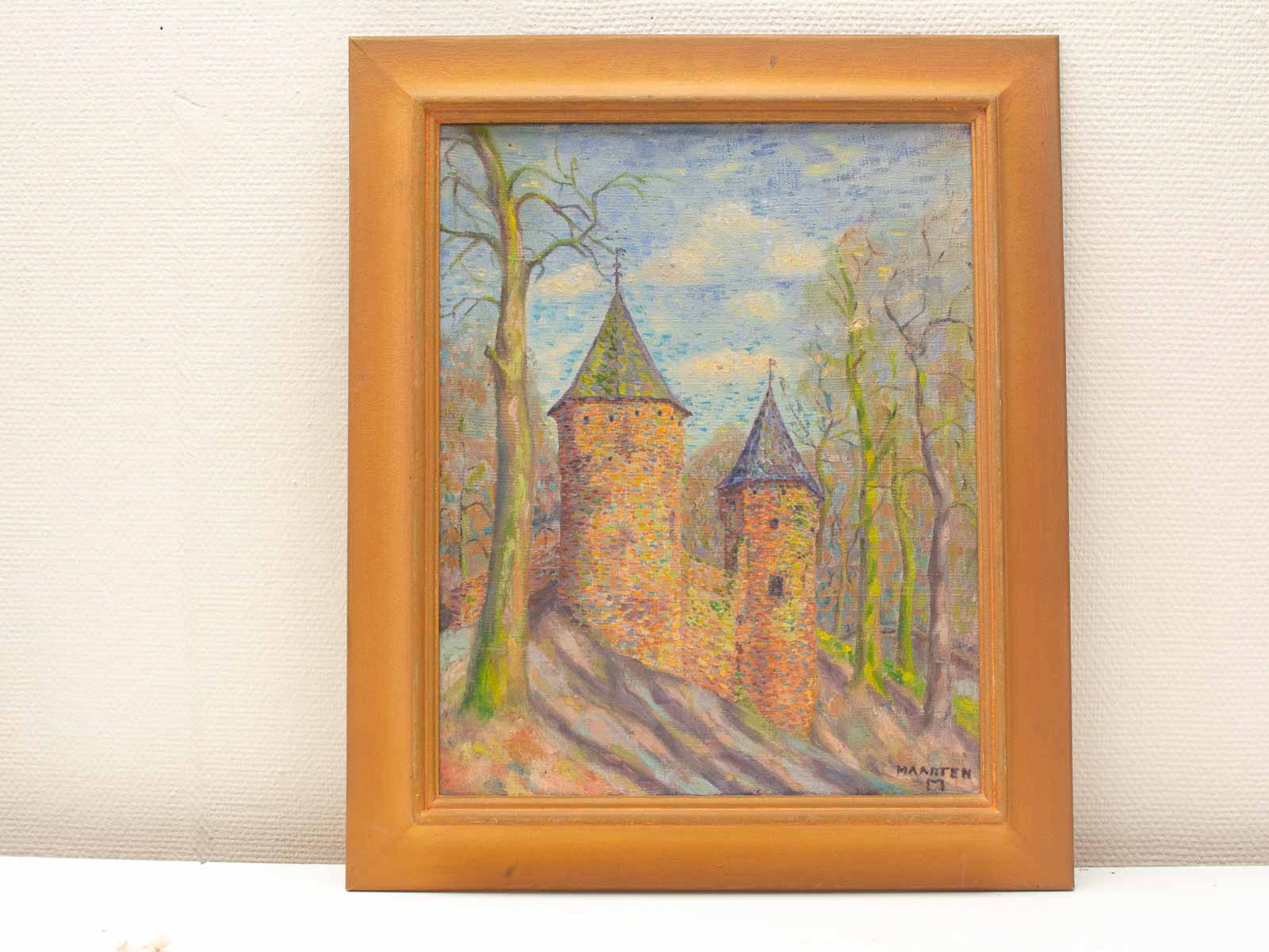 schilderij van een kasteel   29236