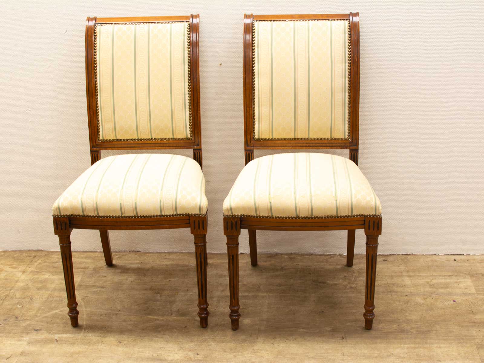 Vintage eetkamer stoelen set 4 stuks 29284