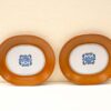 2 Villeroy&boch ovale bordjes 30658