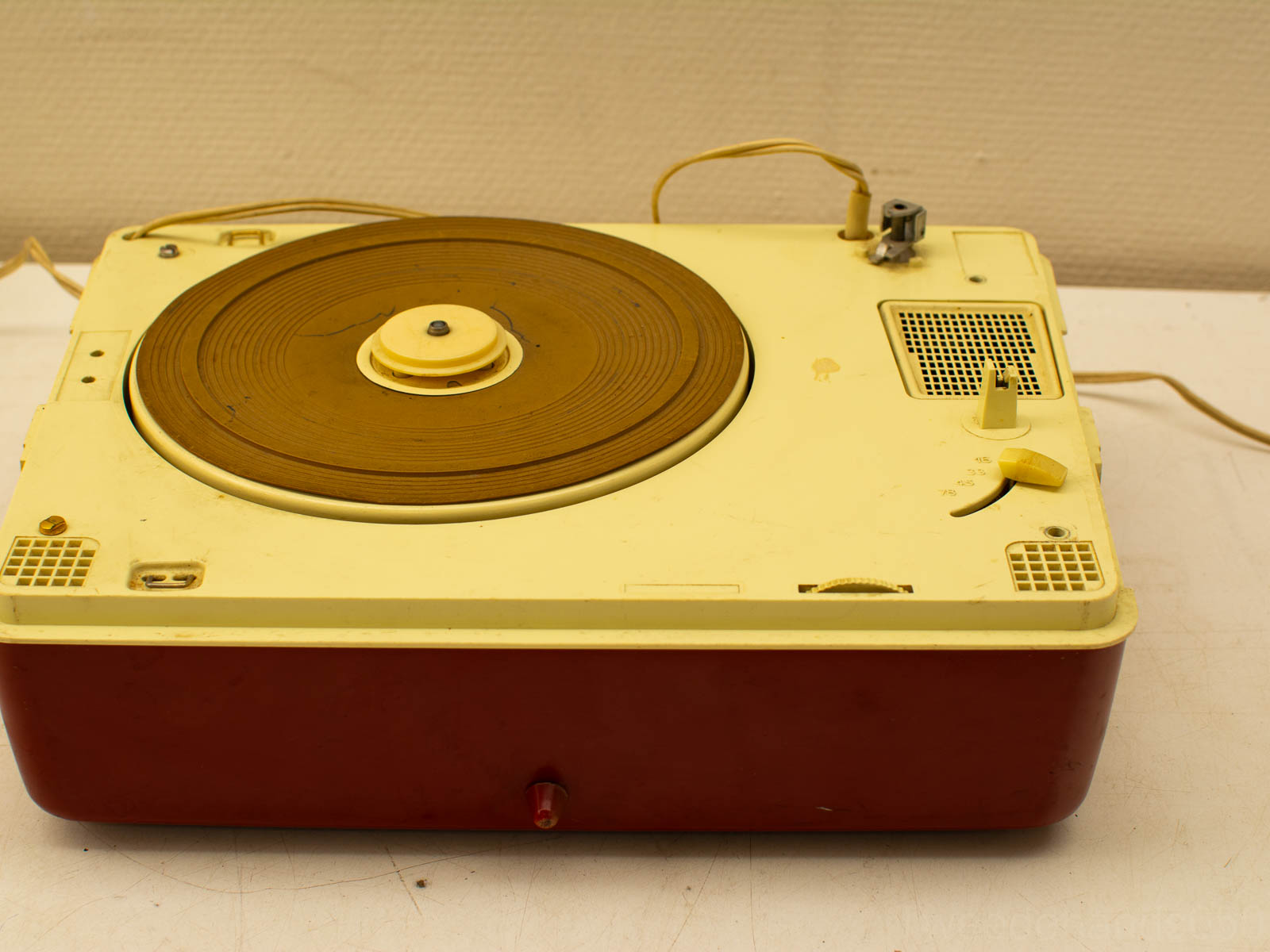 vintage   philips platenspeler in koffer 29801