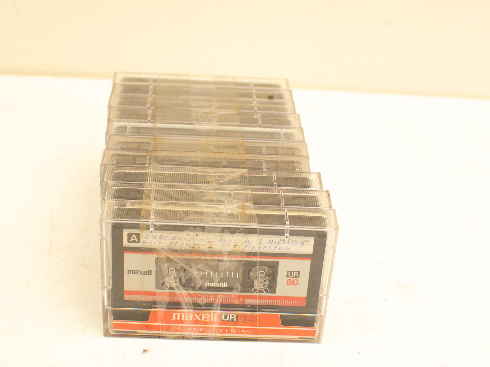 10 Maxell cassettebandjes  31220