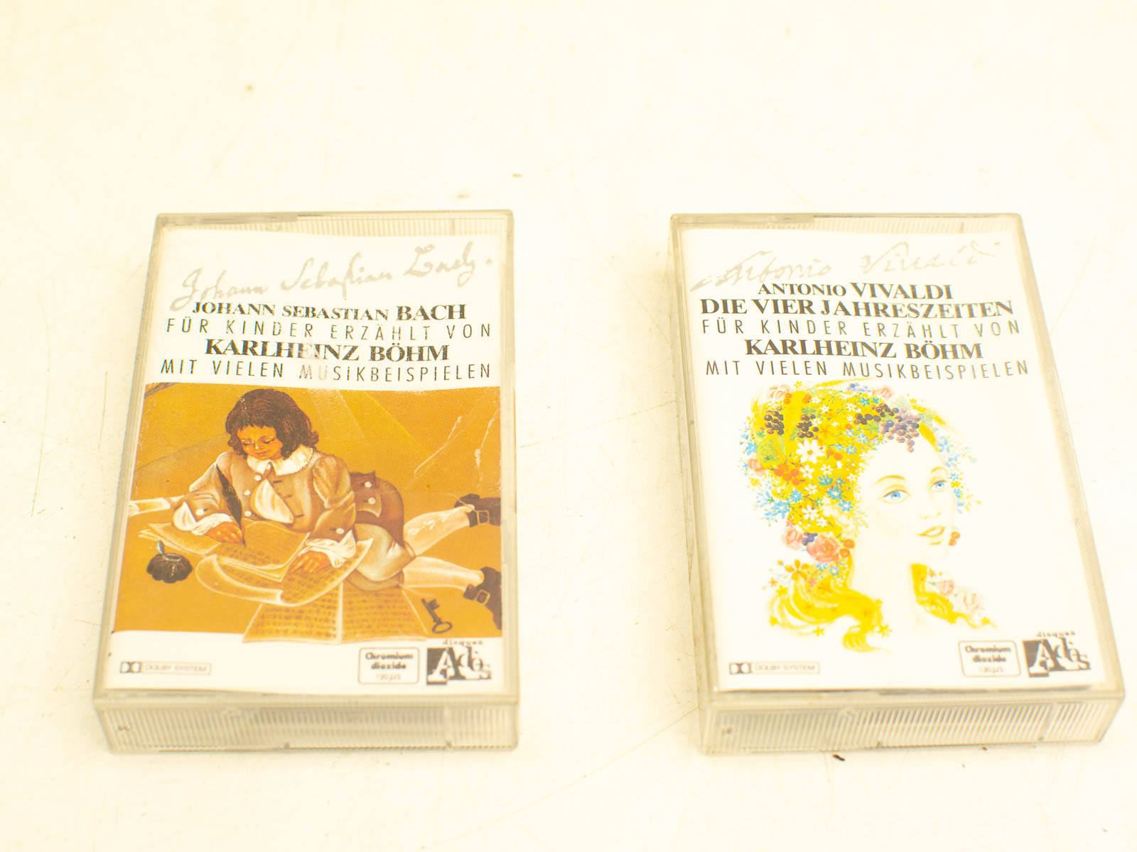 4 johann sebastian bach cassettebandjes  31273