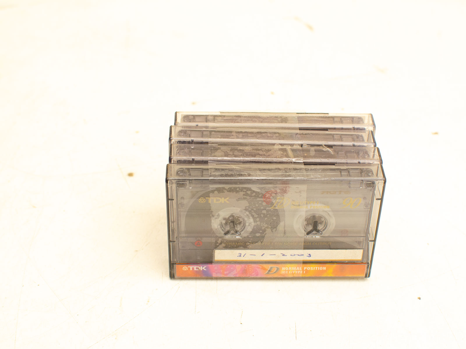 4 tdk cassettebandjes 31212