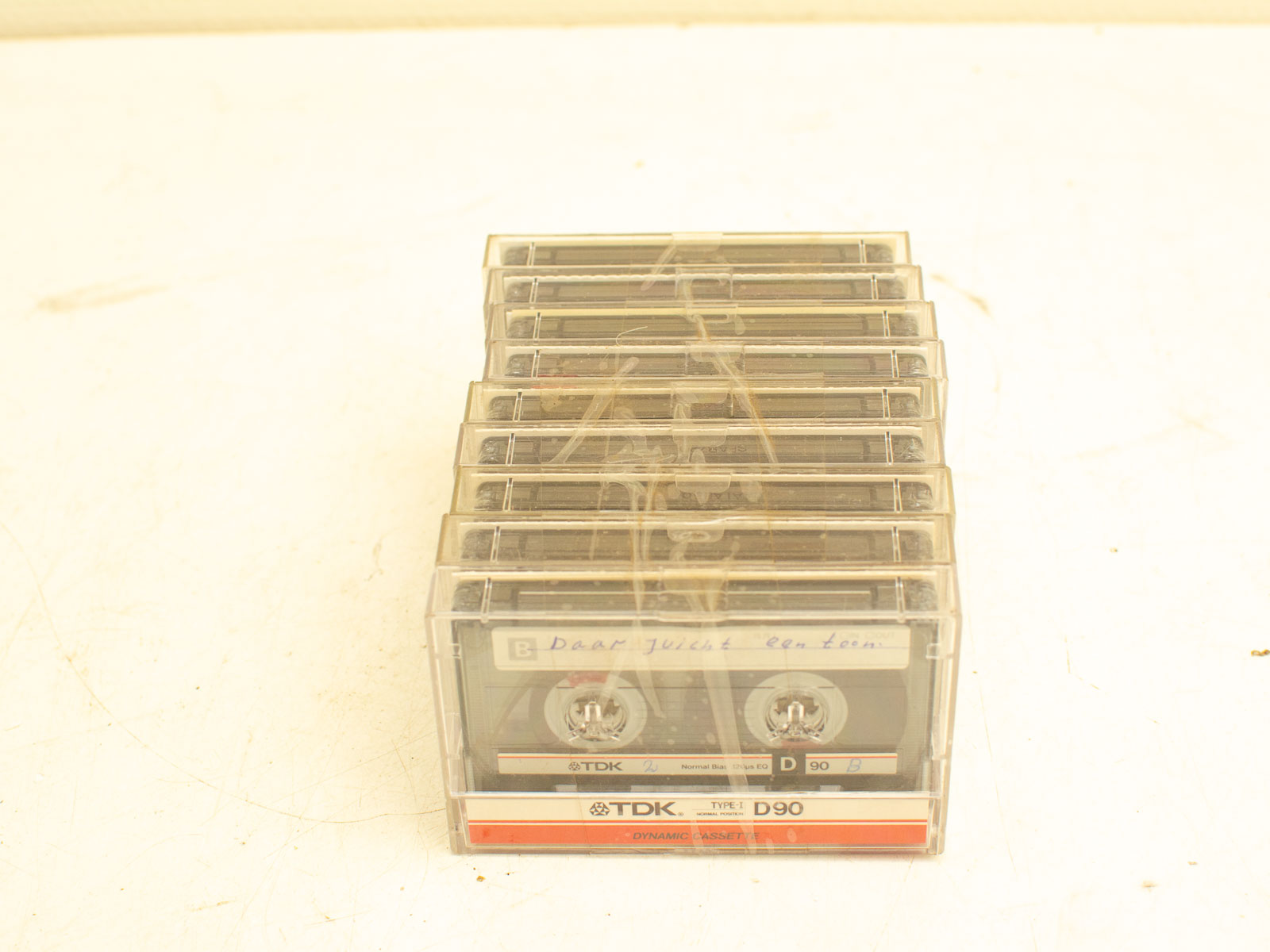 9 TDK cassettebandjes 31216