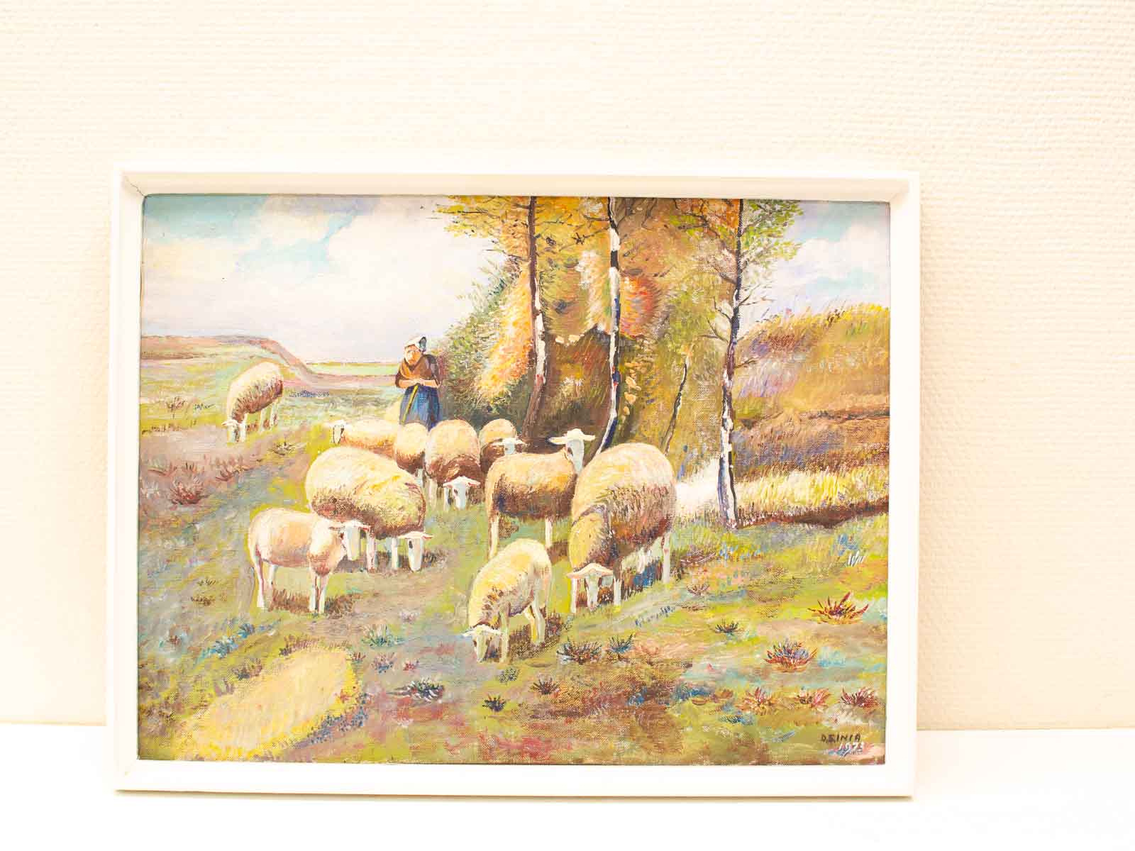 Schilderij schapenhoeder 30743