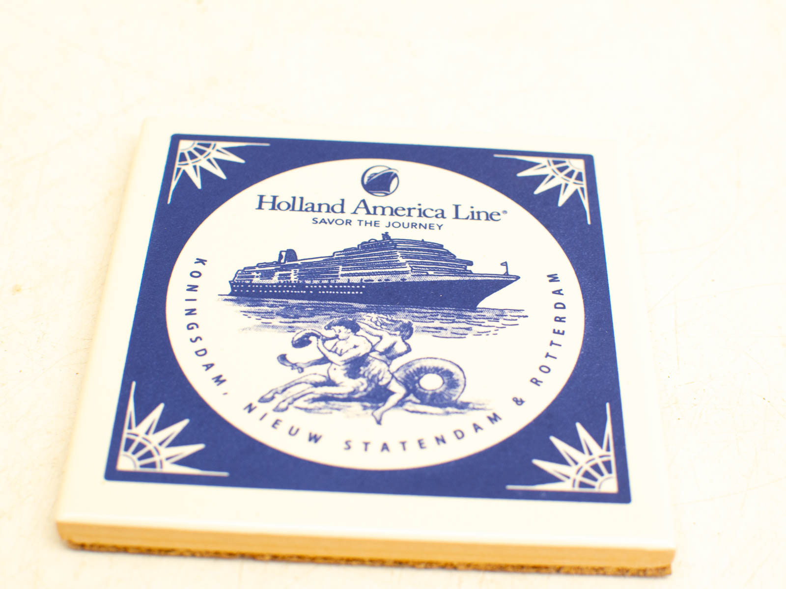 2 Holland america line tegeltjes 31710