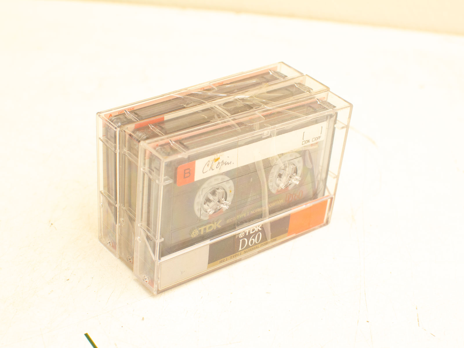3 Tdk cassettebandjes  31370