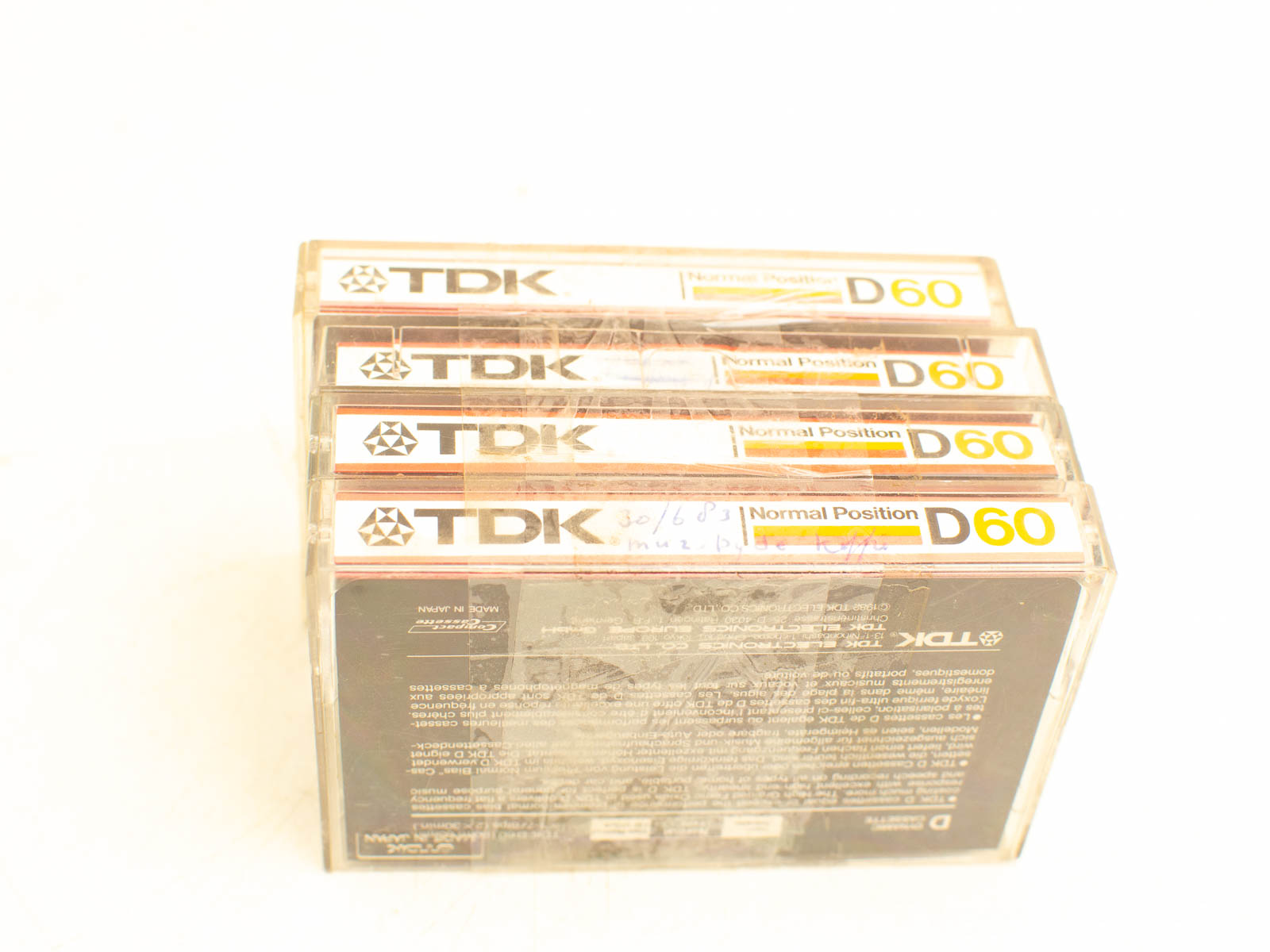 4  Tdk cassettebandjes  31379